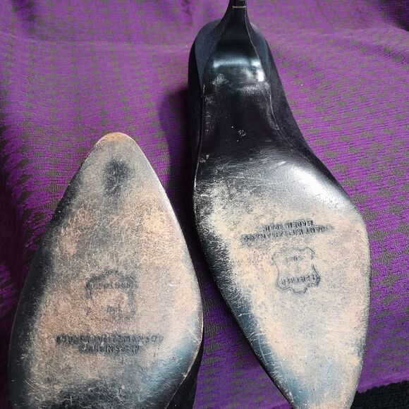 🤠Stuart Weltzman for Martinique Leather Sole Embellished 2 1/2" Heels Size 9 - Picture 5 of 5